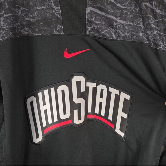 Nike Ohio State Buckeyes Black Ice Hockey Jersey Blank Size XL NWT - Picture 4 of 9